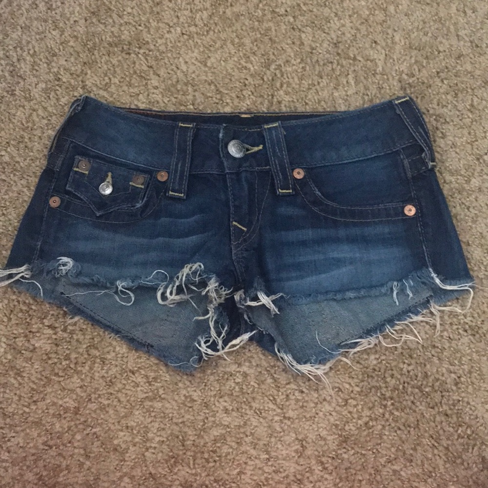 True Religion Joey Cut Offs